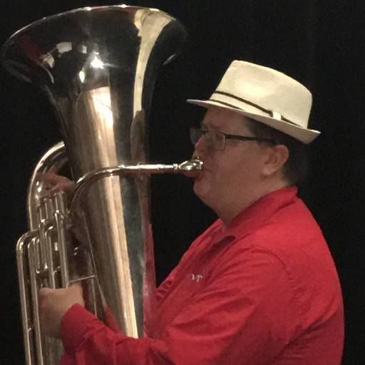 Tim Bailey Jones playing tuba